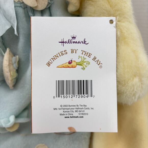 Bunnies by the Bay Gabigail Goodness Plush Rabbit Easter Peep-A-Boo with Stand - Picture 15 of 15